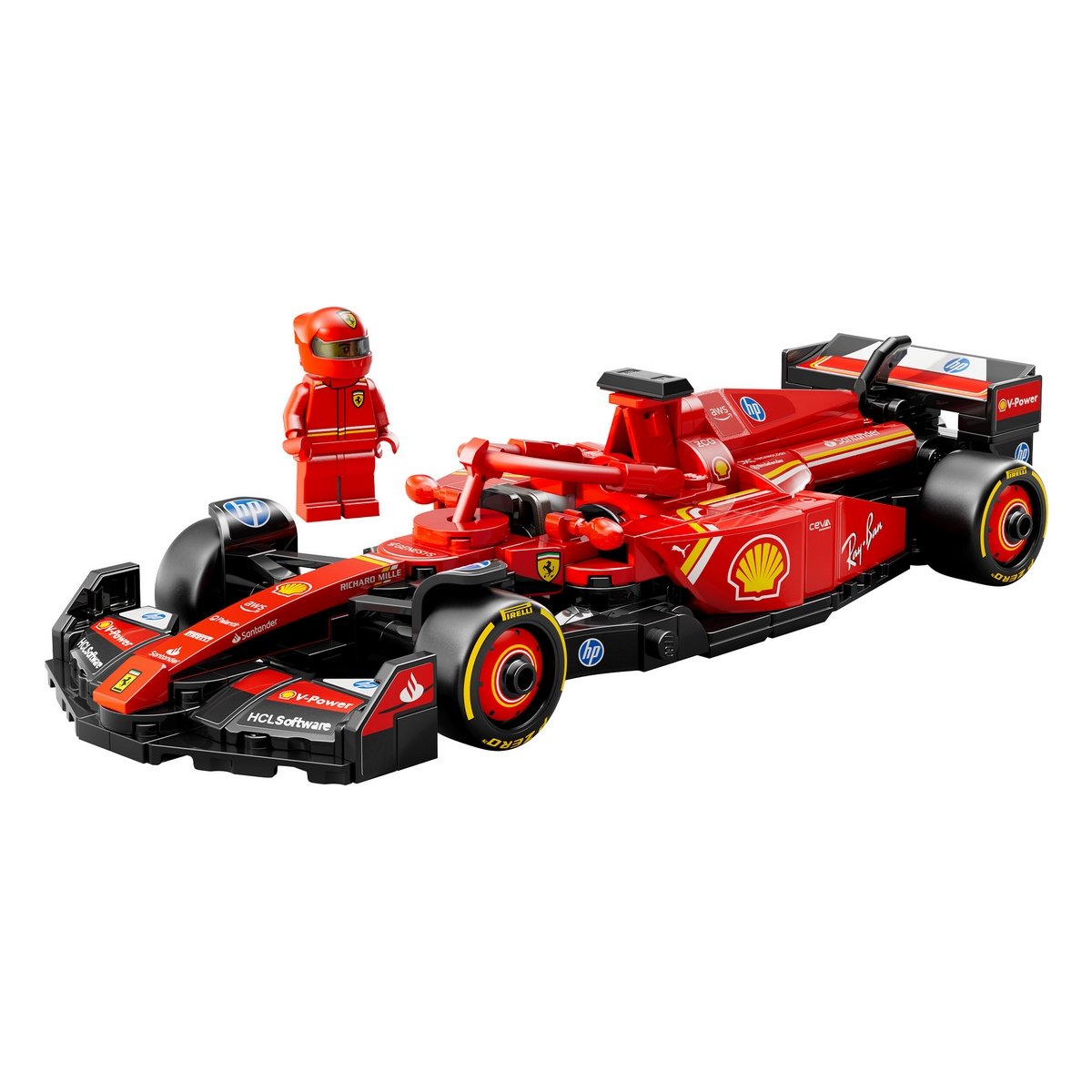 Auto De Carreras Ferrari Sf-24 F1 Lego Speed Champions